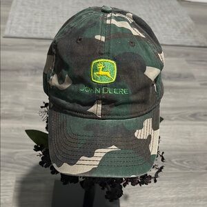 John Deere Camo Hat with Logo
